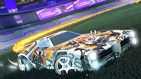 A Rocket League car design from Joel_feb