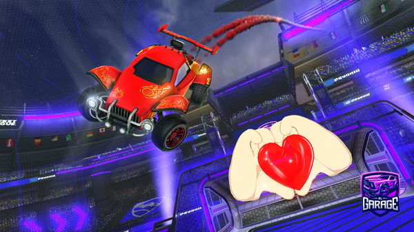A Rocket League car design from Igodlyflick