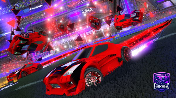 A Rocket League car design from Tophtoph