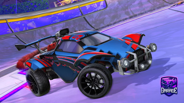 A Rocket League car design from boosted497