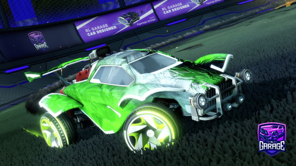 A Rocket League car design from GoFlyers34