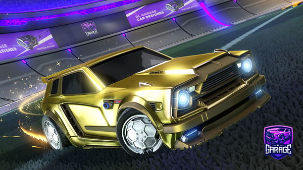 A Rocket League car design from chndlr_