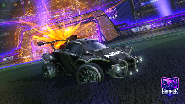 A Rocket League car design from SN4XY