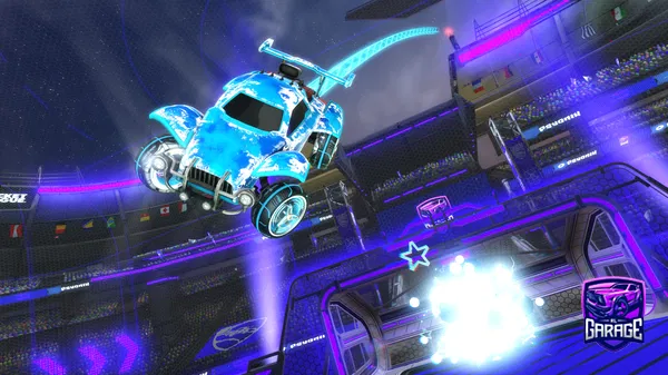 A Rocket League car design from JVKE5K1