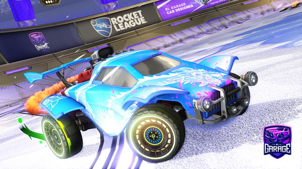 A Rocket League car design from Shooteo2313