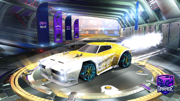 A Rocket League car design from SpeckySpectrum