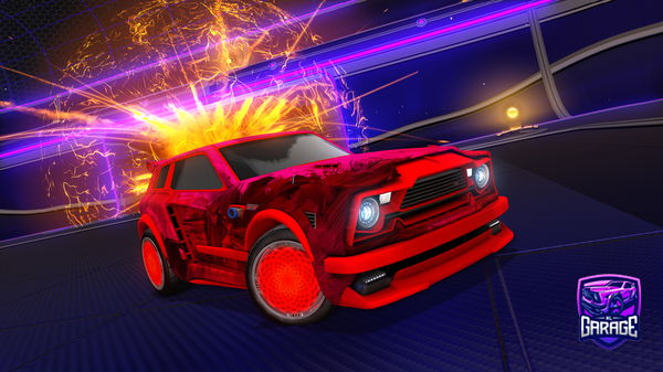 A Rocket League car design from Jochen75