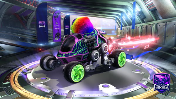 A Rocket League car design from Spintobeans