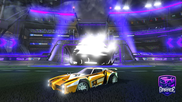 A Rocket League car design from Noodle_