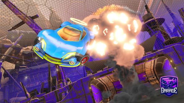 A Rocket League car design from roach138