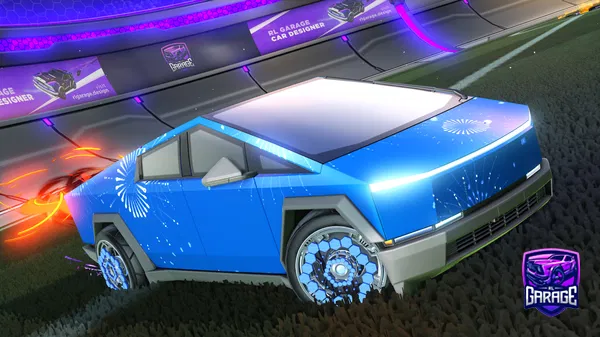 A Rocket League car design from CyberBoy_23