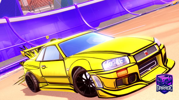 A Rocket League car design from Azskalt