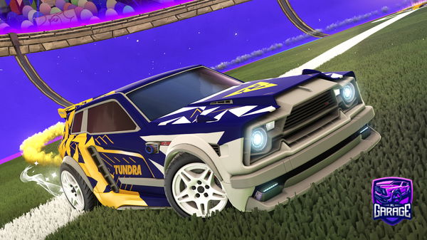 A Rocket League car design from ProfessorFrizzle