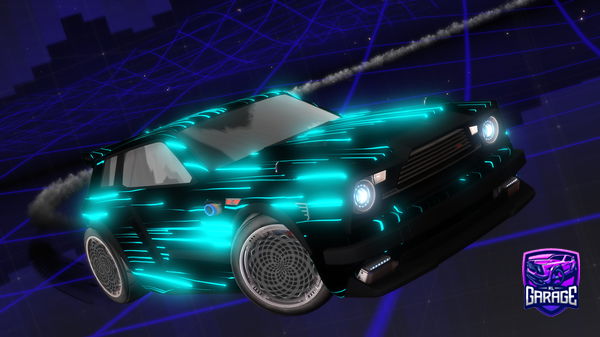 A Rocket League car design from morrubchen