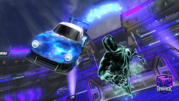 A Rocket League car design from M4NU3LLUC14N1