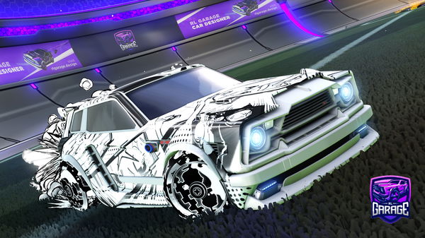A Rocket League car design from OBDU_KriZm0