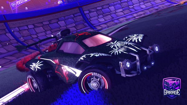 A Rocket League car design from boosted497