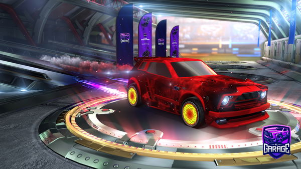 A Rocket League car design from Whirli