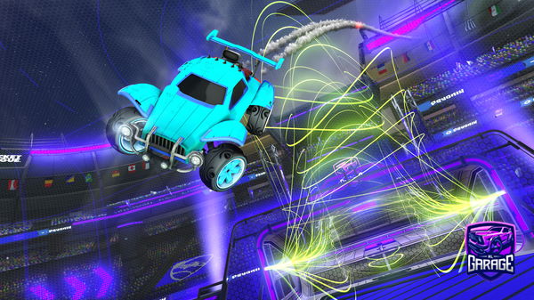 A Rocket League car design from ABE585