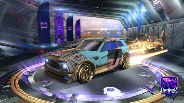 A Rocket League car design from Frosty-J