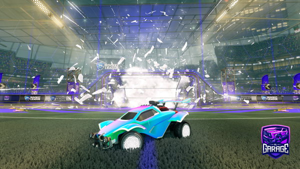 A Rocket League car design from moufas12