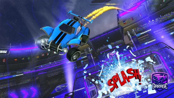 A Rocket League car design from Toliksonic