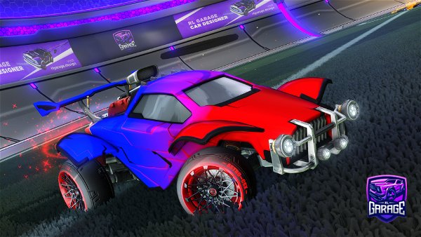 A Rocket League car design from Marvin1XD
