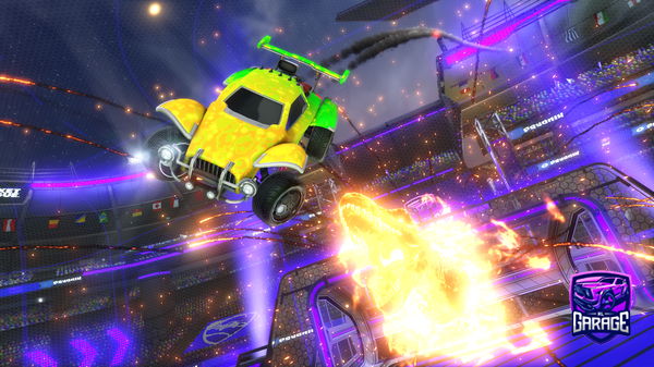 A Rocket League car design from Joelk116