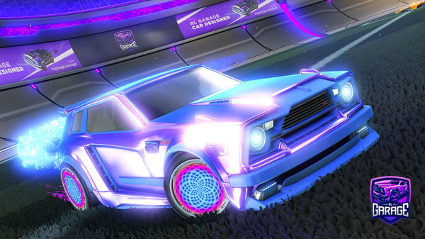 A Rocket League car design from Frixty