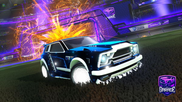 A Rocket League car design from KGBOT