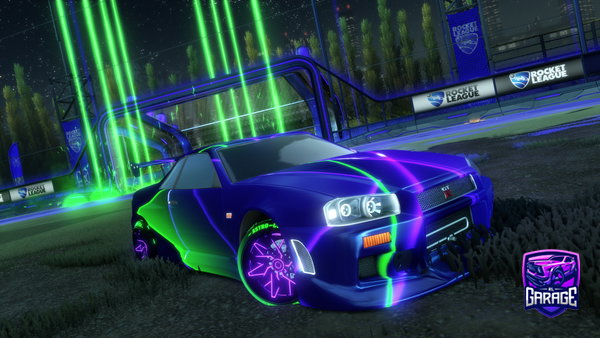 A Rocket League car design from GODViN