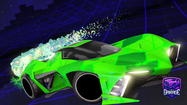 A Rocket League car design from JIMMYONURD