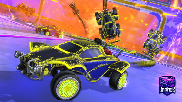 A Rocket League car design from X_ii007