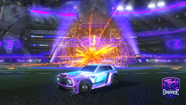 A Rocket League car design from Brxqln