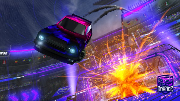 A Rocket League car design from mael120110