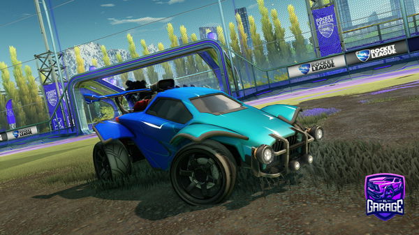 A Rocket League car design from Greenssteel