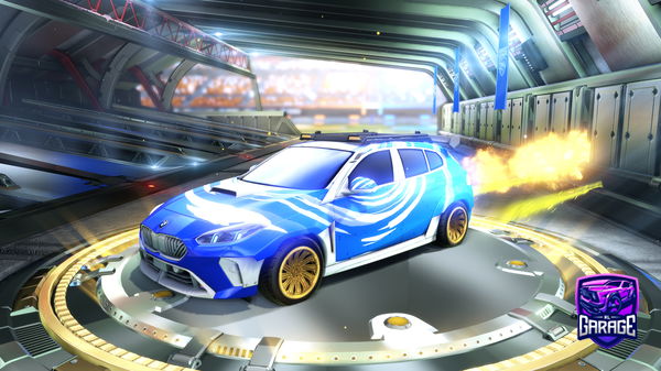 A Rocket League car design from Moonlight_FrFr