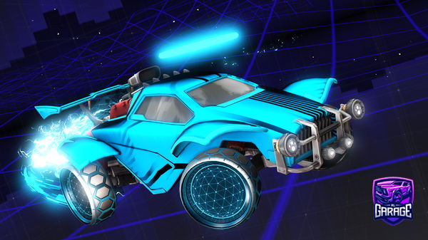 A Rocket League car design from M0T0CH3ST3R