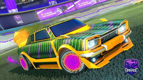 A Rocket League car design from Joefleegle