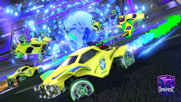 A Rocket League car design from TheAwesomeKid126
