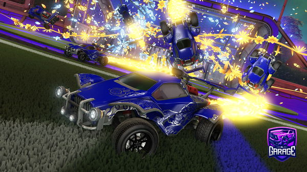 A Rocket League car design from 1llu5i0nz