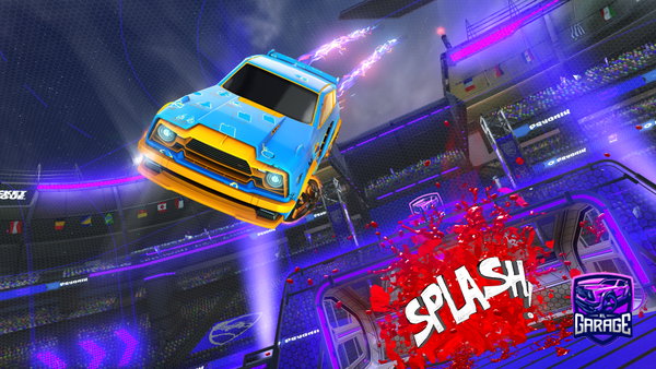 A Rocket League car design from Arturo_Sknow13