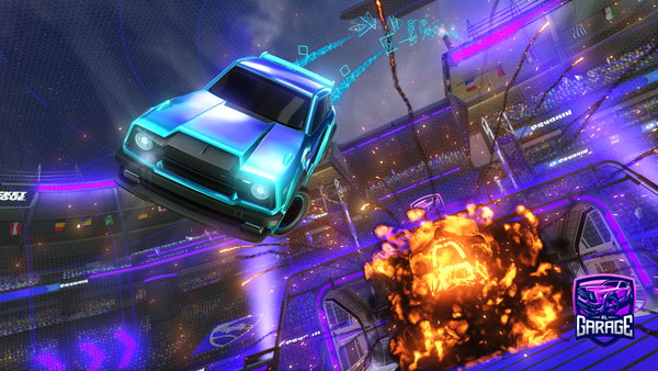 A Rocket League car design from IdegenbenJoAzX