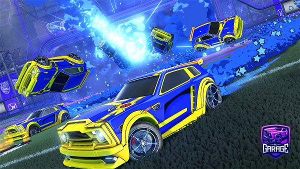 A Rocket League car design from pxyox