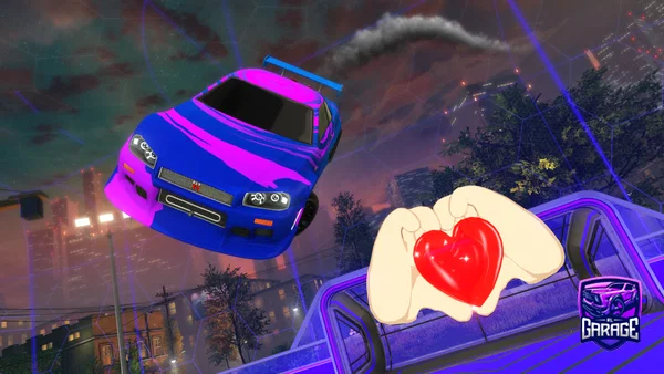 A Rocket League car design from Magic_Manni