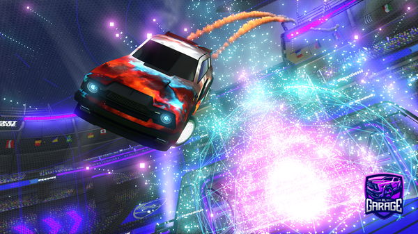 A Rocket League car design from Lfye