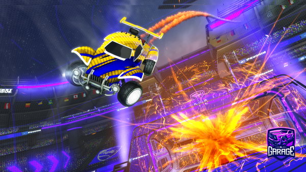 A Rocket League car design from Jagardo09