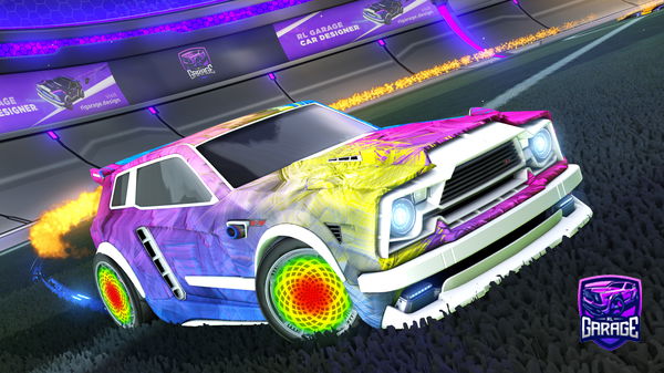 A Rocket League car design from Airborne_USA