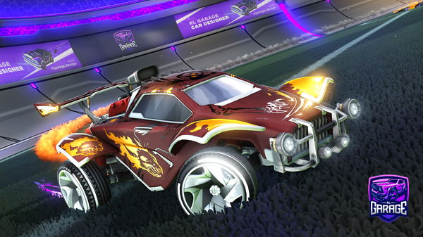 A Rocket League car design from young_Messi