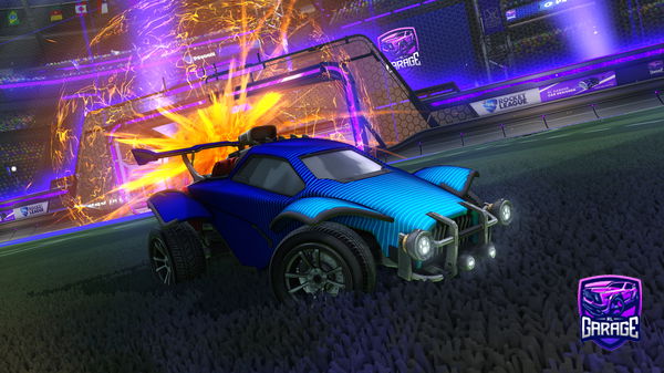 A Rocket League car design from Cryptiksz